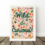 Wild And Curious Woodland Nursery Print, thumbnail 4 of 7