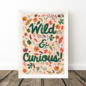 Wild And Curious Woodland Nursery Print, 4 of 7