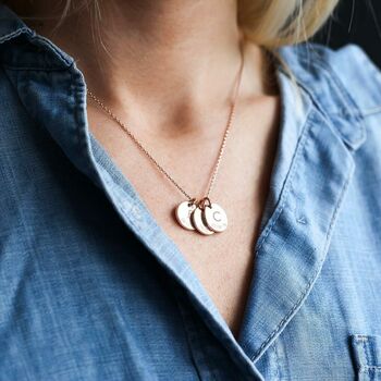 Personalised Initial And Date Necklace, 6 of 12