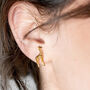 Giraffe Stud Earrings, thumbnail 1 of 8