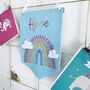 Hope Rainbow Banner Embroidery Sewing Kit, thumbnail 3 of 5