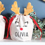Personalised Christmas Reindeer Pouch, thumbnail 2 of 4