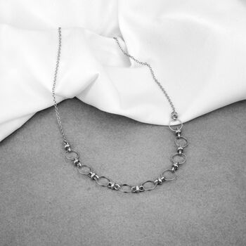 Simple Chain And Circle Necklace, 7 of 12