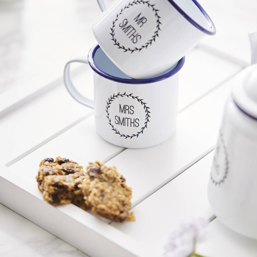 Enamel Personalised Teapot By Sophia Victoria Joy