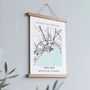 'Where We Met' Personalised Location Map Print, thumbnail 4 of 12