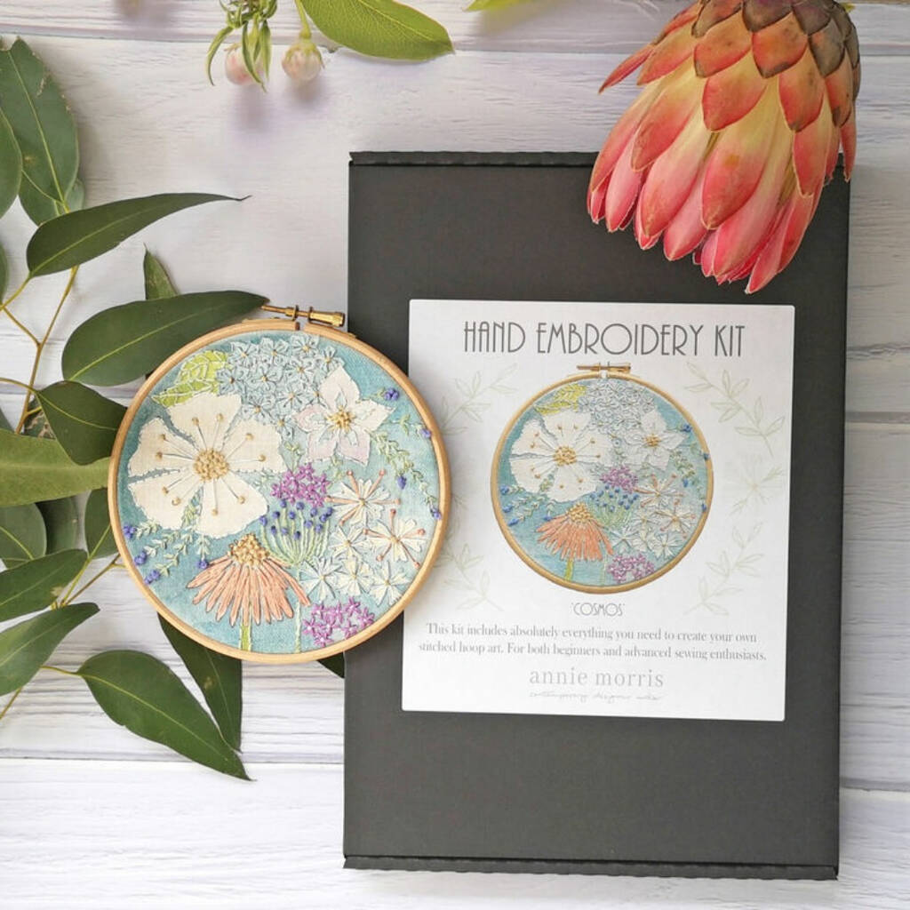 Cosmos Botanical Embroidery Kit, 1 of 11
