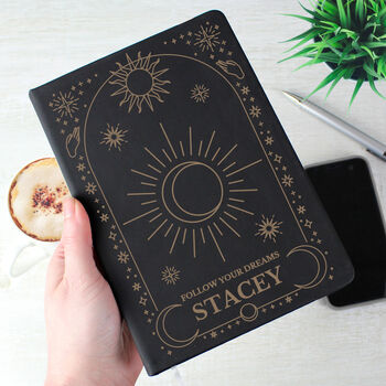 Personalised Notebook, Celestial, 2 of 7