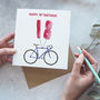18th Birthday Bike With Balloons Card, thumbnail 1 of 2
