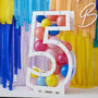 Happy Birthday Balloon Mosaic Number Five, thumbnail 4 of 5