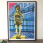 Pop Art Print Of Amy Winehouse Statue In Camden Market, thumbnail 1 of 5