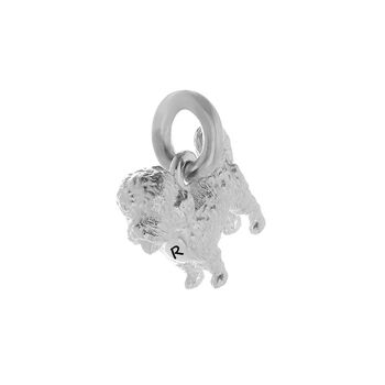 Maltipoo Dog Personalised Silver Necklace, 6 of 9