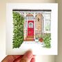 Personalised Front Door Illustration, thumbnail 1 of 9