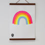 Neon Rainbow Screen Print, thumbnail 1 of 3