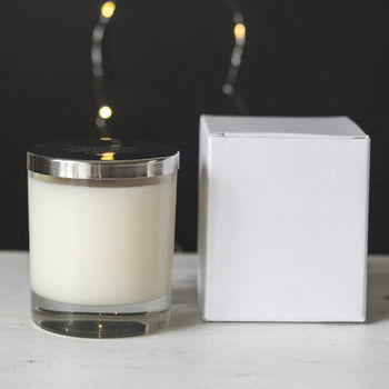 Personalised Christmas Wishes Luxury Scented Candle, 3 of 3