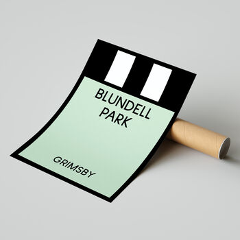 Blundell Park Monopoly Grimsby Football Print, 2 of 2
