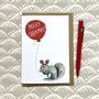 Squirrel Christmas Card, thumbnail 1 of 3