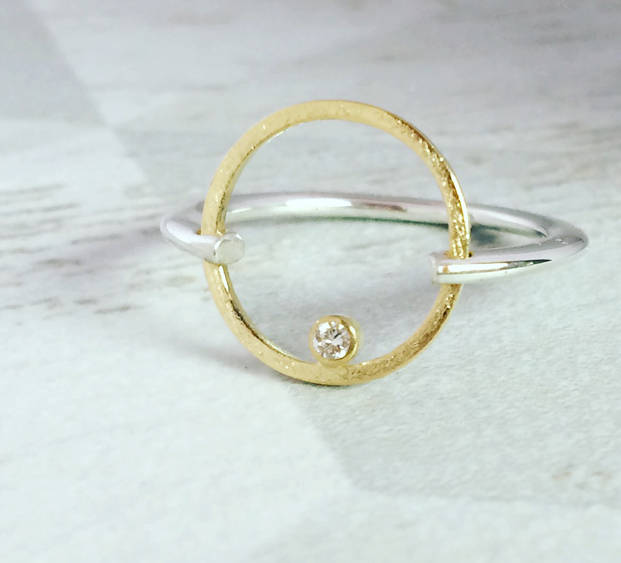 Diamond Orbit Ring, 1 of 4