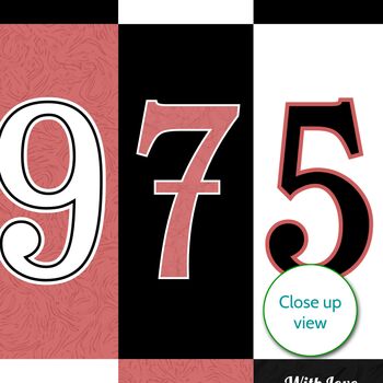 50th Birthday Print Or Card Personalised Gift 1975, 7 of 12
