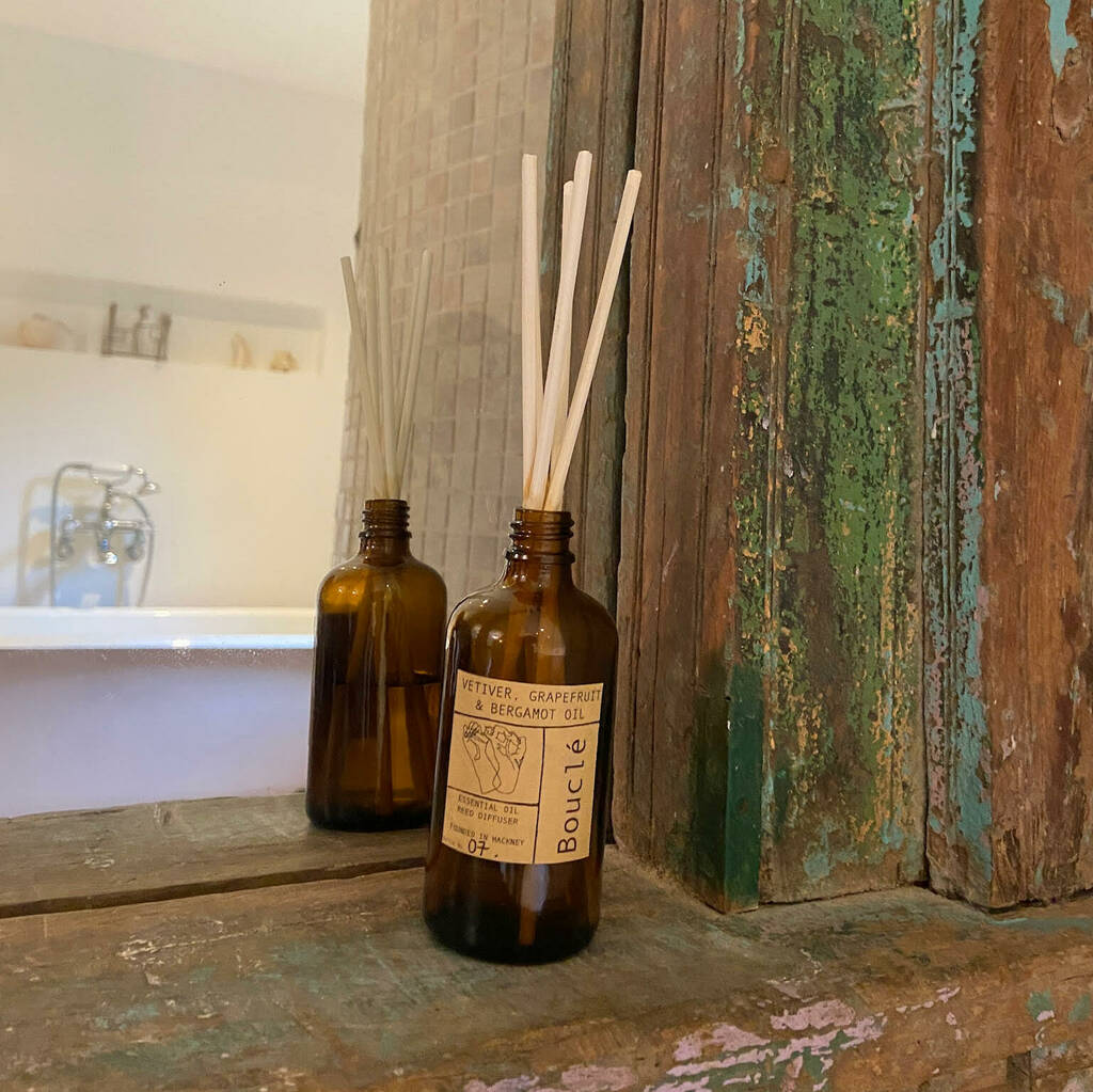 Rosemary, Lavender And Clary Sage Rattan Reed Diffuser By Bouclé