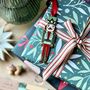 Meredith Green Christmas Foliage Wrapping Paper, thumbnail 3 of 9