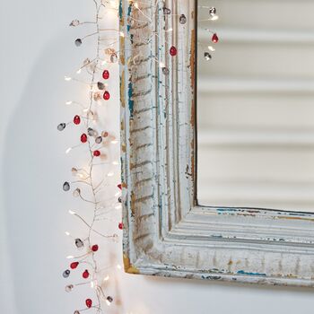 Cabana Red Beaded Mains Fairy Lights, 6 of 6