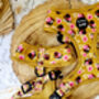 Vintage Yellow Buttercup Peonies Dog Harness, thumbnail 5 of 11