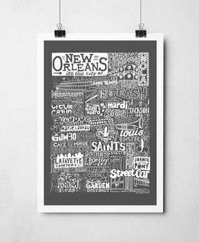 New Orleans Landmarks Print, 3 of 9
