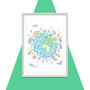 Our Planet A3 And A4 Print, thumbnail 2 of 2