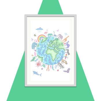 Our Planet A3 And A4 Print, 2 of 2