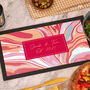 Personalised Marble Style Bar Runner Gift, thumbnail 1 of 4