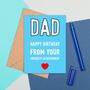 Large Size Funny Dad Birthday Card, thumbnail 2 of 2
