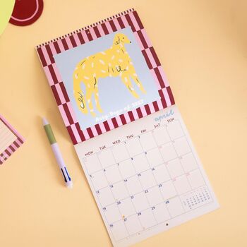 2027 Compact Wall Calendar | Arty Dogs, 5 of 8