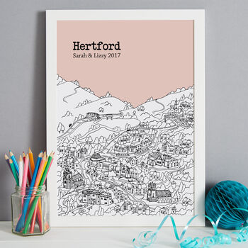 Personalised Hertford Print, 6 of 10