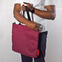 Record Tote Bag And Detachable 25mm Shoulder Strap Medium 35x35cm, thumbnail 7 of 12