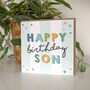 Celebration Birthday Son In Law Card, thumbnail 3 of 4