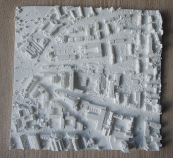 Graduation Gift Nottingham Trent University 3D Printed Map, 4 of 6