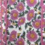 Block Print Quilted Tote Bag, Indian Print Handbag Pink, Black, thumbnail 3 of 10