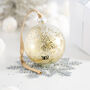 Personalised New Home Gold Christmas Bauble, thumbnail 3 of 4