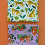 Jungle Tigers Tea Towel, thumbnail 5 of 7