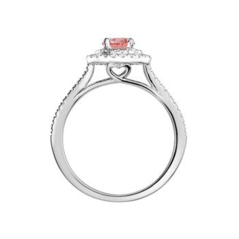 Created Brilliance Sienna Pink Lab Grown Diamond Ring, 4 of 6