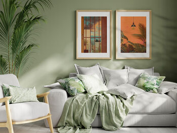 Scenic Colourful Exotic Palm Tree Art Print Set Of Two, 5 of 5