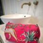 Set Of Three Quilted Cotton Cosmetic Bags Jungle, thumbnail 3 of 9