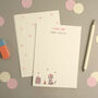 Personalised Cat Birthday Thank You Cards, thumbnail 1 of 4