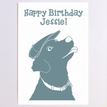Personalised Labrador Birthday Card, 3 of 5