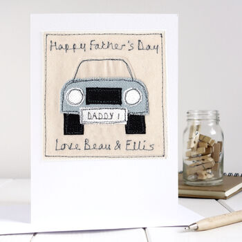 Personalised Car 50th Birthday Card For Him, 10 of 10