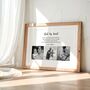 Personalised Dad By Heart Photo Print, thumbnail 5 of 8