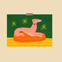 Staffordshire Greyhound Ornament Art Print, thumbnail 2 of 2