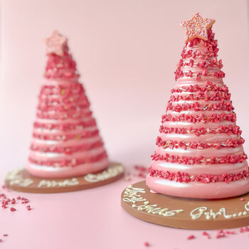 Pink Chocolate And Raspberry Smash Christmas Tree, 3 of 10