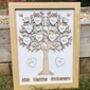 Personalised Anniversary Family Tree Framed Wooden, thumbnail 3 of 4