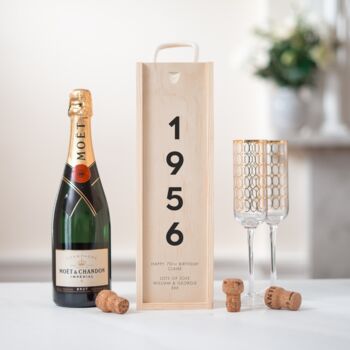 Personalised Birthday 70th Bottle Box, 2 of 8